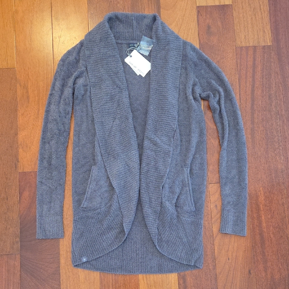 Barefoot Dreams Circle Cardigan XS/ S Pacific Blue New With Tags